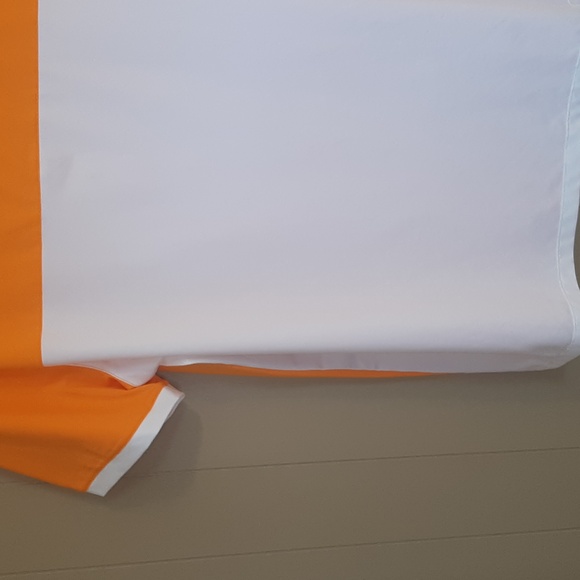 Nike Golf Men's Polo Shirt Size XL Orange And White - Picture 5 of 12